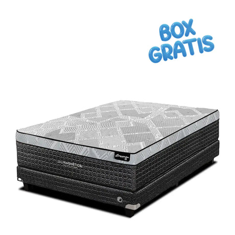 Colchón Emperador Midnight + Box Gratis Biomagnético