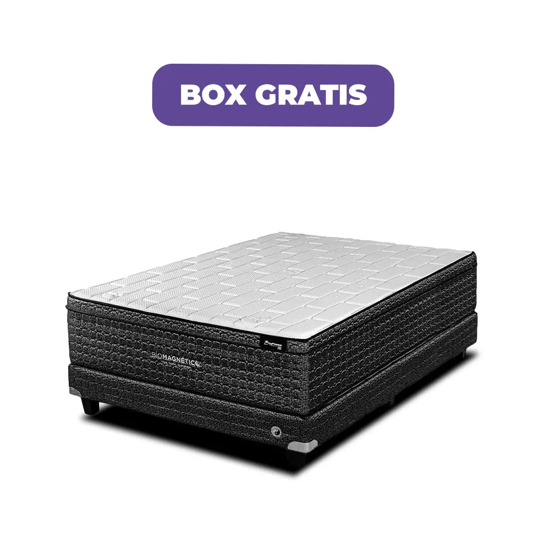 Colchón Supreme Midnight + Box Gratis Biomagnético