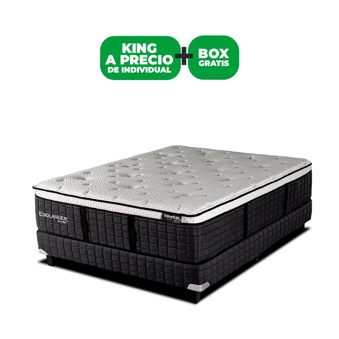 Colchón Venetian + Box Gratis Englander