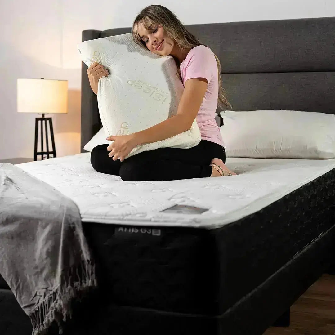 Combo Attis G3 King Size + Osito + Protector + 2 Almohadas de Memory Foam Don Colchon