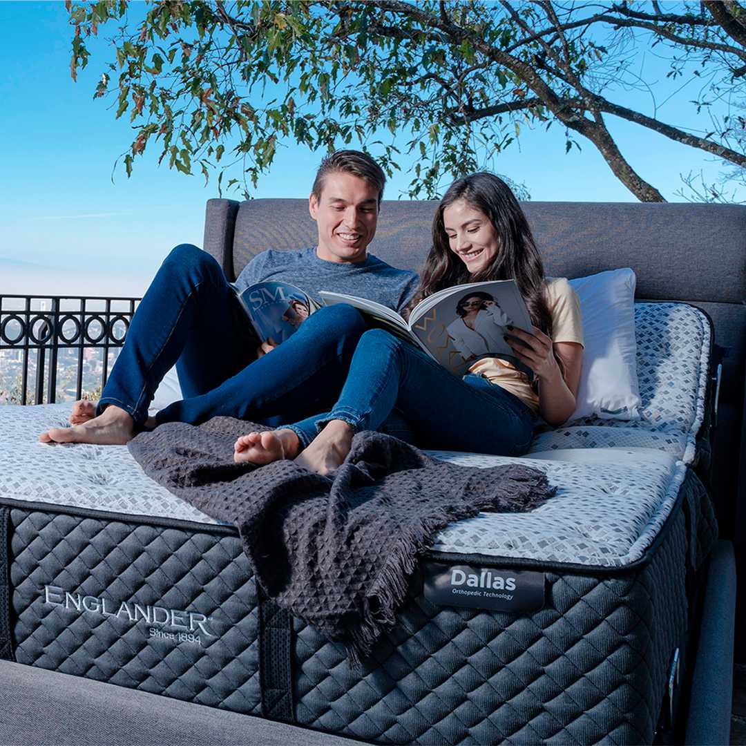 Combo Base eléctrica Eco Flex + Colchón Dallas iSleep & Englander