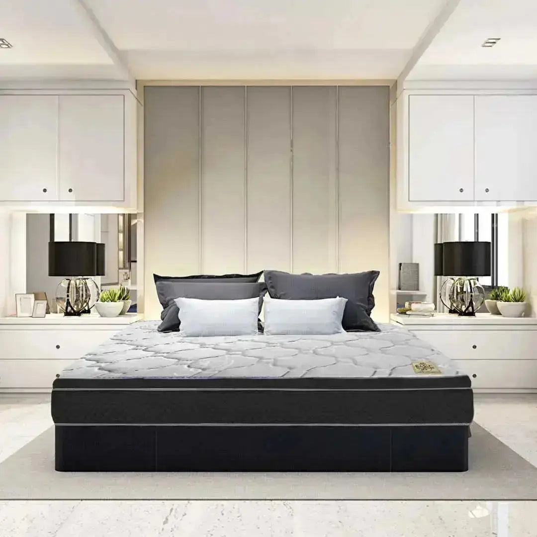 Combo Euro King Size + Protector + Osito Dormilón + 2 Almohadas de Memory Foam Don Colchón