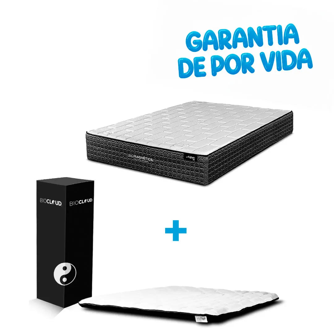 Combo Magnific Midnight + Colchoneta Bio Cloud Copper G2 Biomagnético