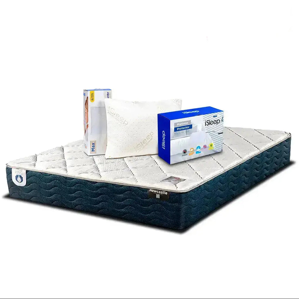 Combo Newcastle G2 King + Protector + Almohada de Memory Foam Spring King