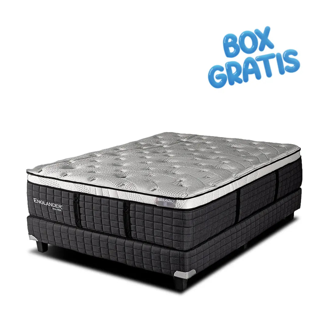 Colchón Bellagio + Box Gratis Englander