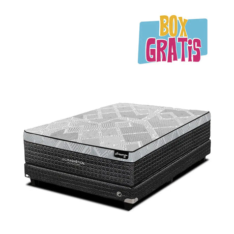 Colchón Emperador Midnight + Box Gratis Biomagnético