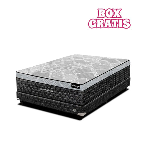 Colchón Emperador Midnight + Box Gratis Biomagnético
