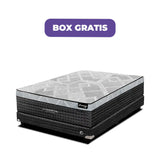 Colchón Emperador Midnight + Box Gratis Biomagnético