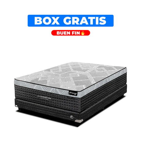Colchón Emperador Midnight + Box Gratis Biomagnético