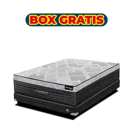 Colchón Emperador Midnight + Box Gratis Biomagnético
