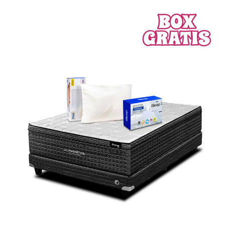 Colchón Excellence Midnight + Box Gratis Biomagnético