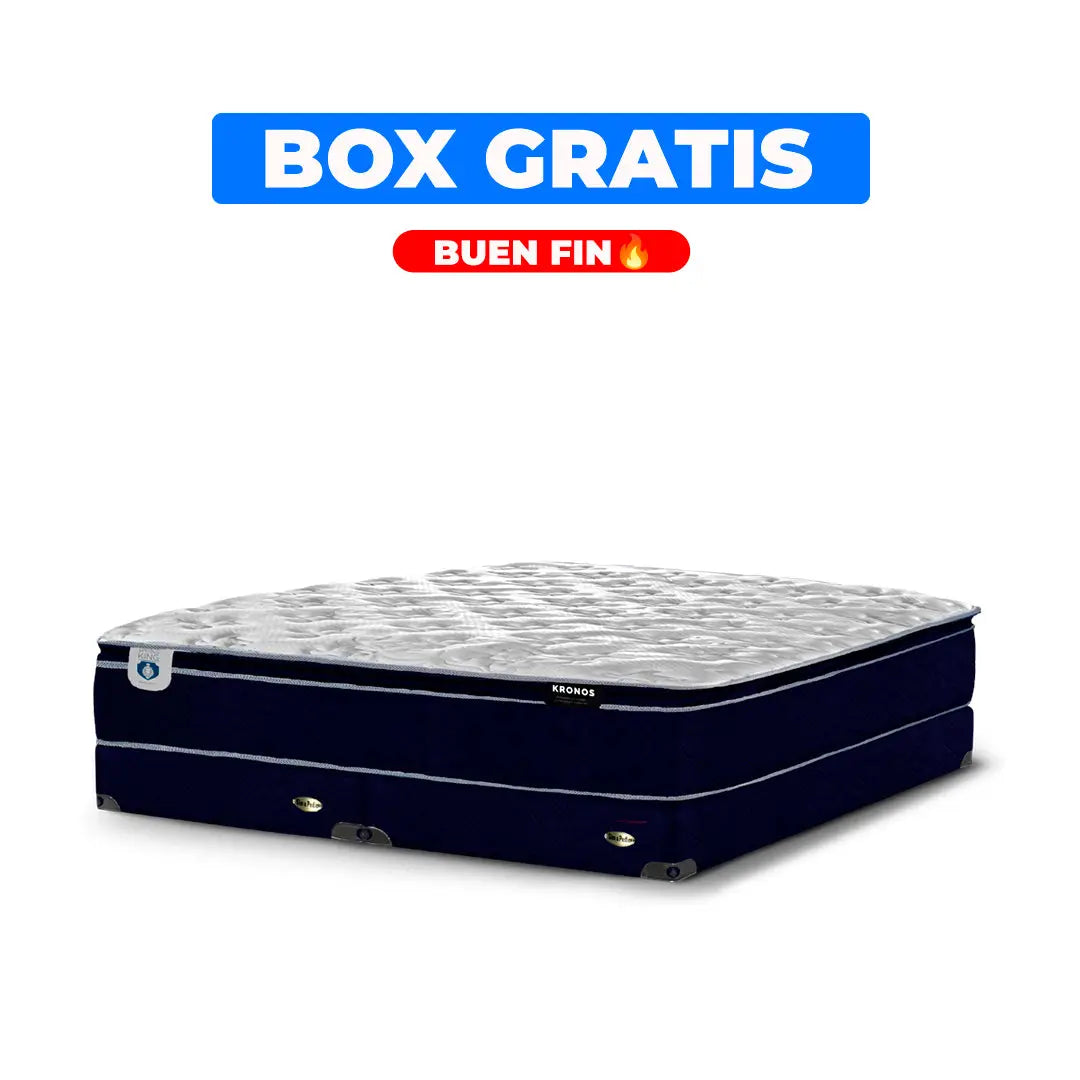 Colchón Kronos G2 + Box Gratis Spring King