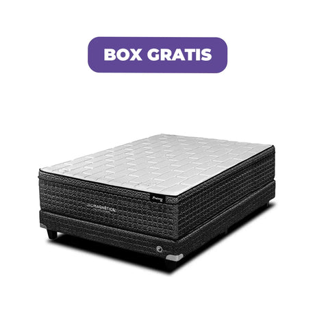 Colchón Supreme Midnight + Box Gratis Biomagnético