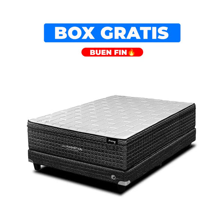 Colchón Supreme Midnight + Box Gratis Biomagnético