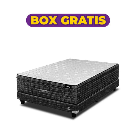 Colchón Supreme Midnight + Box Gratis Biomagnético