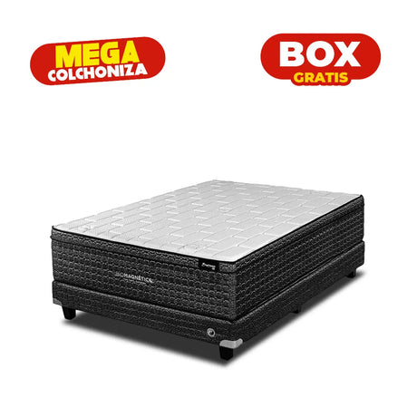 Colchón Supreme Midnight + Box Gratis Biomagnético