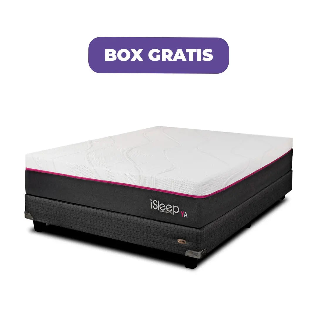 Colchón iSleep YA! + Box Gratis iSleep