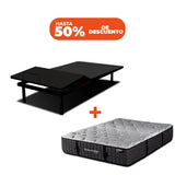 Combo Base Eléctrica Eco B Flex + Colchón Dallas iSleep & Englander
