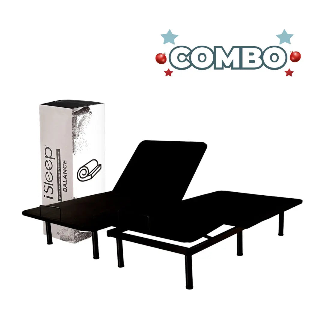 Combo Base Eléctrica Eco Flex + Colchón Balance iSleep