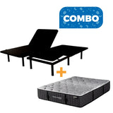 Combo Base Eléctrica Eco Flex + Colchón Dallas iSleep & Englander