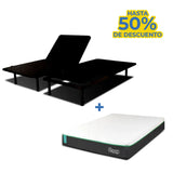 Combo Base Eléctrica Eco Flex + Colchón Wind G2 iSleep