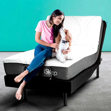 Combo Base Eléctrica Ezy B Flex + Colchón Huntington Stars iSleep & Aireloom