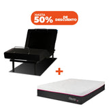 Combo Base Eléctrica Ezy B Flex + Colchón iSleep YA! iSleep