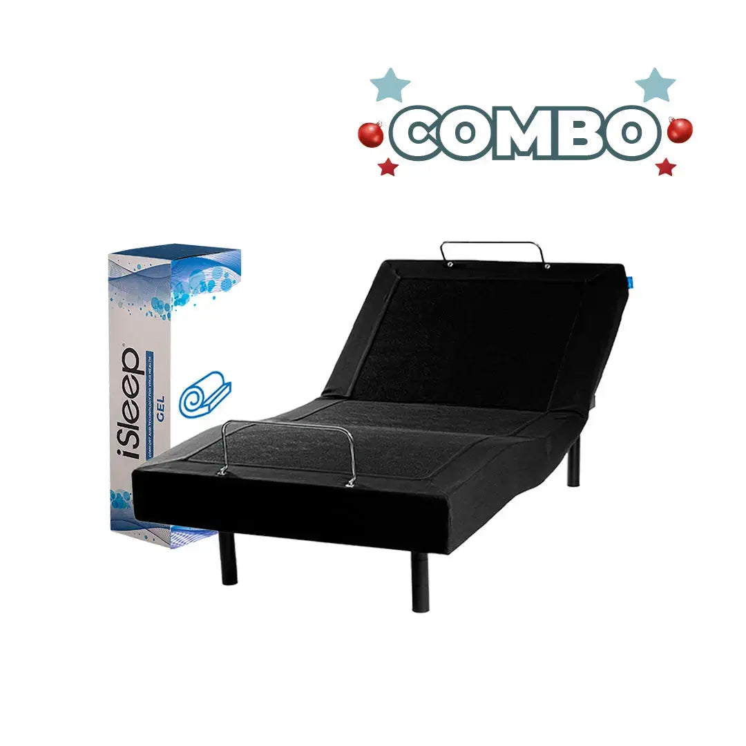 Combo Base Eléctrica Ezy Flex + Colchón Gel iSleep