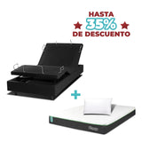 Combo Base Eléctrica Smart B Flex + Colchón Wind G3 iSleep