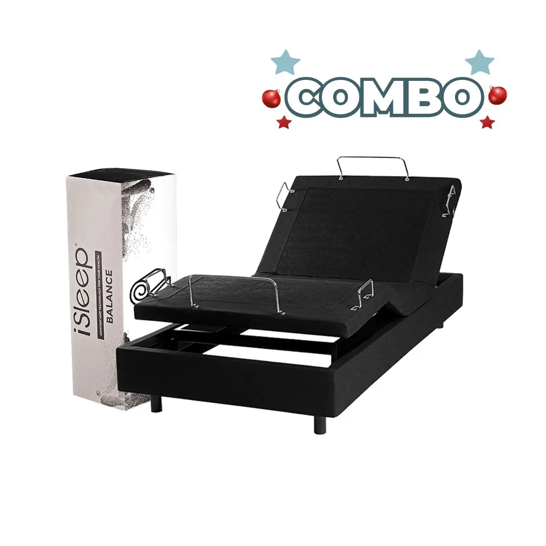 Combo Base Eléctrica Smart Flex + Colchón Balance iSleep