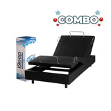 Combo Base Eléctrica Smart Flex + Colchón Gel iSleep