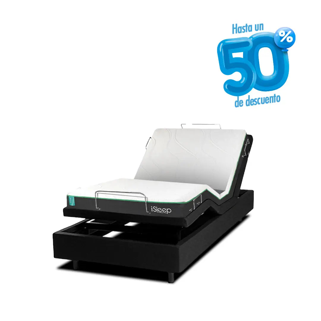Combo Base Eléctrica Smart Flex + Colchón Wind G2 iSleep & Englander