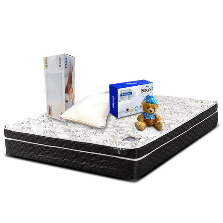 Combo Chelsea Individual + Protector + Osito + Almohada de Memory Foam Don Colchón