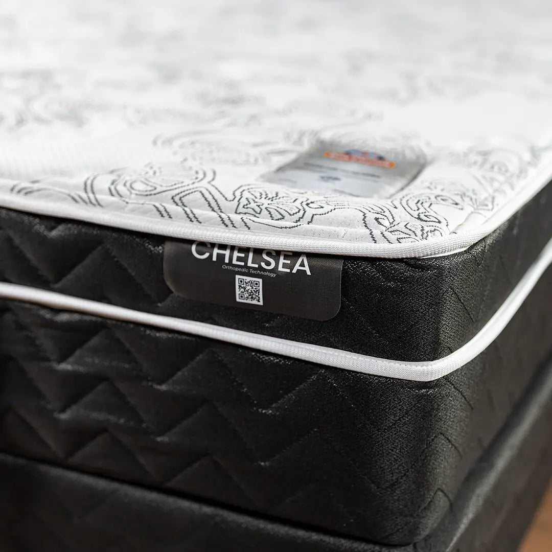 Combo Chelsea Matrimonial + Box + Osito + Protector + 2 Almohadas de Memory Foam Don Colchón