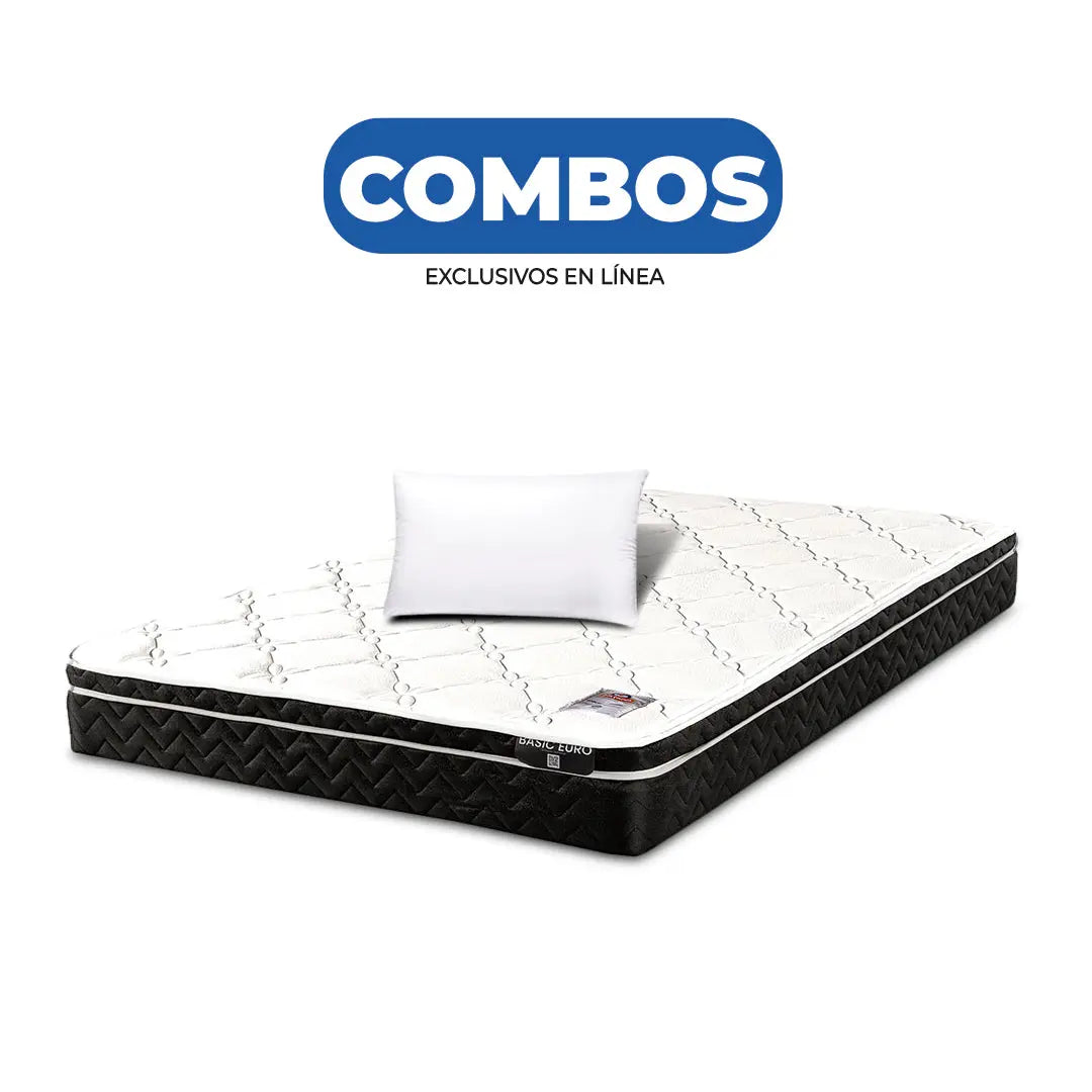 Combo Euro Individual + Almohada de Memory Foam Don Colchón
