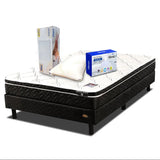 Combo Euro Individual + Box + Almohada de Memory Foam Don Colchón