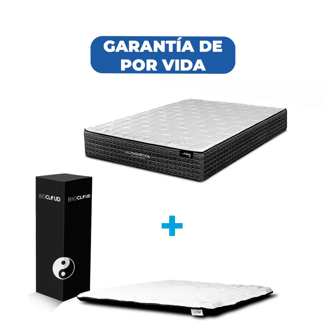 Combo Magnific Midnight + Colchoneta Bio Cloud Copper G2 Biomagnético