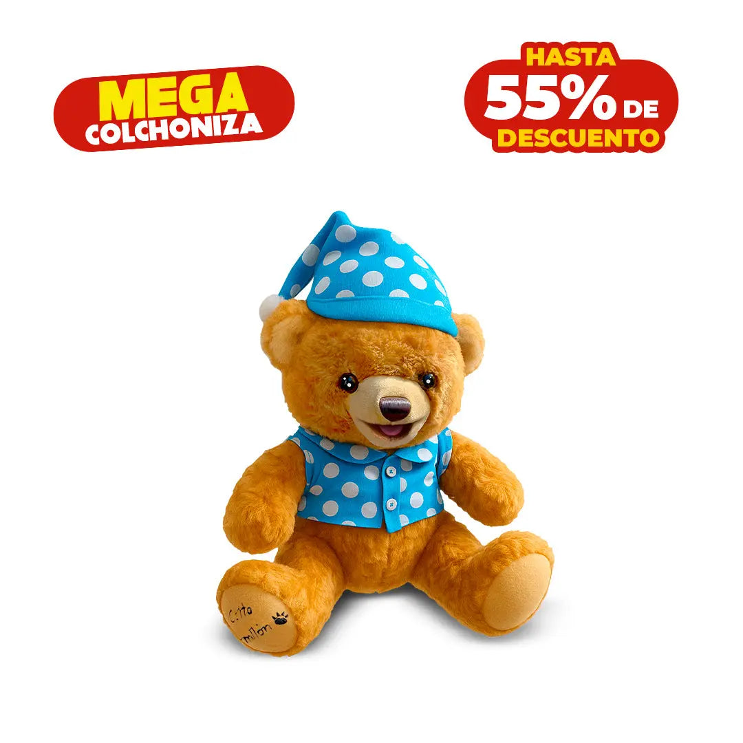Osito Dormilón de Peluche 🐻💤 Don Colchón